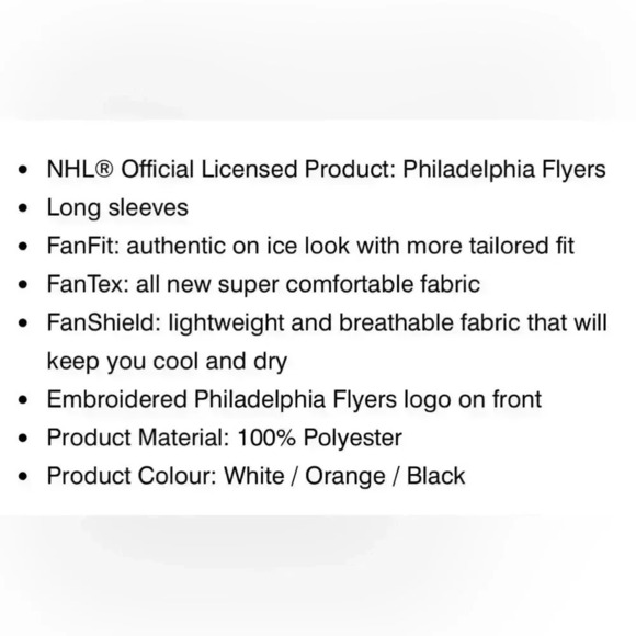 ✨HOST PICK✨🆕Youth | Philadelphia Flyers NHL Breakaway Jersey - Picture 7 of 15